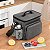 113839 - Bolsa Térmica Média Portátil - Ideal para Viagens e Passeios -Cinza - Imagem 1