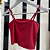TOP CROPPED ALÇA VERMELHO - Imagem 1