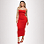 VESTIDO LYA MIDI VERMELHO - Imagem 1