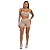 CONJUNTO TOP E SHORT CURTO NUDE - Imagem 1