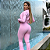 TRIJUNTO CROPPED CALÇA FLARE E JAQUETA ROSA BEBÊ - Imagem 2