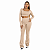 CONJUNTO CROPPED MANGA LONGA E LEGGING FLARE NUDE - Imagem 1