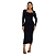 VESTIDO LUANA MIDI PRETO - Imagem 1