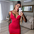 VESTIDO AYLA LONGO DRAPEADO VERMELHO - Imagem 2