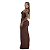 VESTIDO RENATA LONGO MARROM - Imagem 3