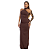 VESTIDO RENATA LONGO MARROM - Imagem 2