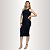 VESTIDO ASA DELTA MIDI PRETO - Imagem 1