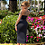 VESTIDO TOMARA QUE CAIA MIDI PRETO - Imagem 1