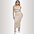 CONJUNTO SARAH MIDI NUDE - Imagem 1