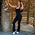 CONJUNTO BLUSA FRENTE ÚNICA E CALÇA FLARE PRETO - Imagem 1