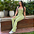 CONJUNTO BLUSA FRENTE ÚNICA E CALÇA FLARE VERDE ABACATE - Imagem 1