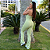 CONJUNTO BLUSA FRENTE ÚNICA E CALÇA FLARE VERDE ABACATE - Imagem 3