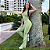 CONJUNTO BLUSA FRENTE ÚNICA E CALÇA FLARE VERDE ABACATE - Imagem 2