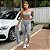 TRIO JAQUETA LONGA TOP E CALÇA LEGGING CINZA - Imagem 1
