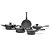 Jogo De Panelas Indução Ceramic Life 5pçs Cor Preto - Brinox - Imagem 1