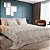 Kit Colcha Montblanc - Hibisco Creme Cotton Casal / Queen - Imagem 3