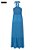 Vestido Longo Azul Viscose - Elegância e Conforto - Imagem 4