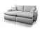 SOFA RETR SF.4510 ALBANY S/CX 240 LINHO CINZA/573 - JC ESTOF - Imagem 3