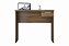 MESA OFFICE COM 1 GAVETA 900 MM - NOGAL - Imagem 1