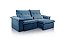 SOFA RETR VALENCIA 210CM VEL AZUL/529 - JC ESTOFADOS - Imagem 2
