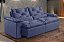 SOFA RETR GRECIA 195 - VEL AZUL - ESTOFAMART - Imagem 3
