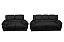 SOFA 3X2 LUG SF.4050 7025 PRETO - PRIMOR - Imagem 1
