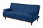 SOFA CAMA SF.5860 MADRID/19 VEL AZUL 2308/A - LUXURY - Imagem 1