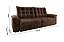 SOFA RETR APOLO 230CM VEL MARROM/ - FLASH ESTOFADOS - Imagem 2