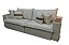SOFA RETR CAPRI 250 LINHO SAT MARFIM/12 - INNOVE - Imagem 1