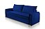 SOFA CAMA MALDIVAS VEL AZUL/529  - JC ESTOF * - Imagem 1