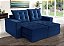 SOFA RECLINAVEL BARI 1.80 - AZUL/800 - Imagem 2