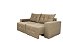 SOFA RETRATIL HAWAII 185 - LISO BEGE CLARO - ESTOFAMART - Imagem 1