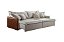 SOFA RETR SF.2330 BLOG 220CM LINHO BEGE-08/COR.MARROM/4832 - INNOVE - Imagem 1
