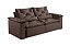 SOFA RETR GRECIA 195 - VEL MARROM - ESTOFAMART - Imagem 1