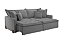 SOFA RETR SF.2360 ZOE 220 LINHO SAT CINZA ESC/05 - INNOVE - Imagem 2