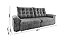 SOFA RETR APOLO 230CM VEL CINZA/ - FLASH ESTOFADOS - Imagem 2