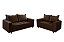 SOFA 3X2 LUG SF.3130 MOD 8100 VEL MARROM - BOARETO - Imagem 1