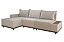 SOFA CHAISE SUICA/3078 BRACO MESA LIN BEGE/D 2119 - LUFER - Imagem 1