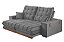 SOFA RETR XANGAI 230 - VEL CINZA 06 - BOARETO - Imagem 1