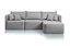 SOFA CHAISE BUZIOS 3 MOD 260 LIN CINZA/579 - JC ESTOF - Imagem 1
