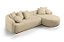 SOFA CHAISE MALTA 2 MOD 300 LIN BEGE/564 - JC ESTOF - Imagem 1