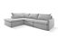 SOFA RETR CHAISE S/CX BLUMENAU MONTIJO/PRATA/023 - FERONI - Imagem 1