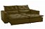 SOFA RETR IRON 180 BRC LISO VEL MARROM TEC 12115 - INNOVE - Imagem 1