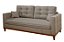 SOFA FIXO 3 LUG CALIFORNIA LIN CREME/01 - RQ ESTOF - Imagem 1