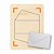 Faca de Corte e Vinco Envelope Convite Mod 4 - Folha A4 - Imagem 1
