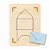Faca de Corte e Vinco Envelope Convite Mod 13 - Folha A4 - Imagem 1