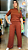 CONJ FEM CALÇA + BLUSA MARROM - Imagem 1