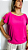 BLUSA AIR FLOW ROSA PINK DETALHES MANGA - Imagem 1