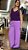 CALÇA FEM PANTALONA CREPE DUNA LILÁS M/40 - Imagem 2