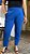 CALÇA FEM AZUL COM ELASTANO M/44 - Imagem 1